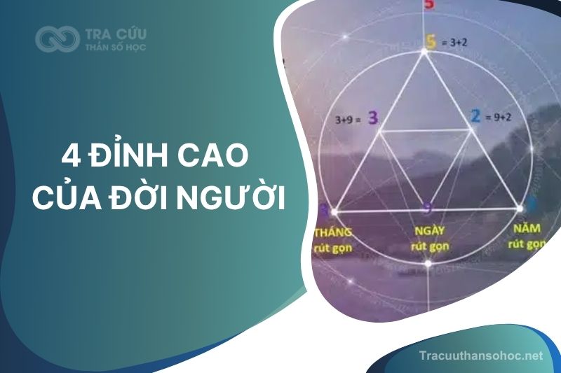 4 đỉnh cao của đời người thần số học là gì?