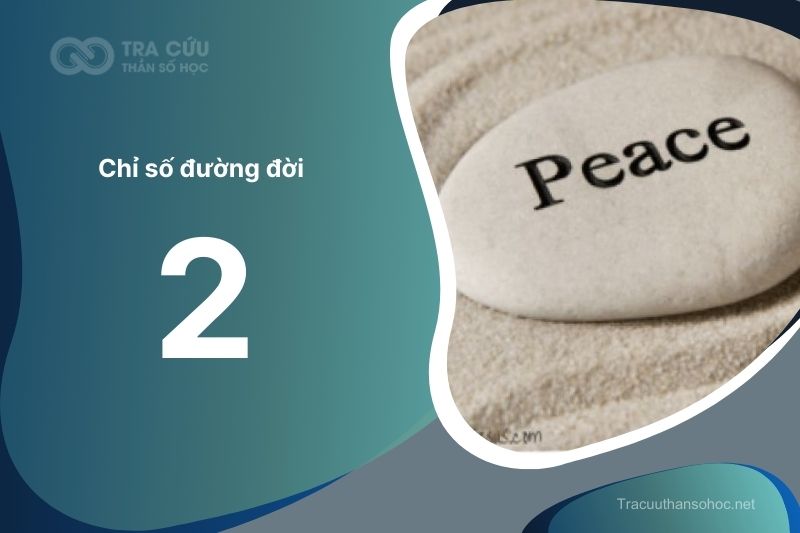 Số đường đời 2 là người ưa thích sự hòa bình, hài hòa trong cuộc sốn