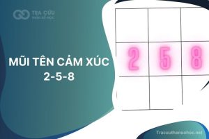 Mũi tên cảm xúc 2-5-8 trong thần số học - Hòa hợp giữa vật chất và tâm linh