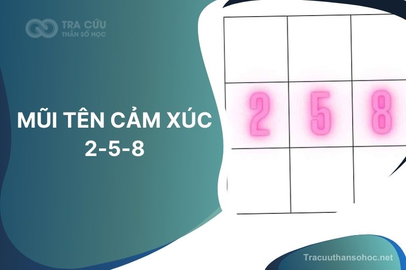 Mũi tên cảm xúc 2-5-8 trong thần số học - Hòa hợp giữa vật chất và tâm linh