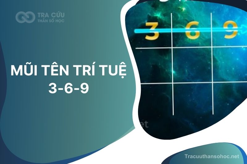 Mũi tên trí tuệ 3-6-9 trong thần số học: sự vượt trội về trí tuệ