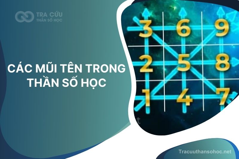 Các mũi tên trong thần số học và ý nghĩa của từng mũi tên