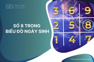 Số 8 trong biểu đồ ngày sinh thần số học nói lên điều gì?