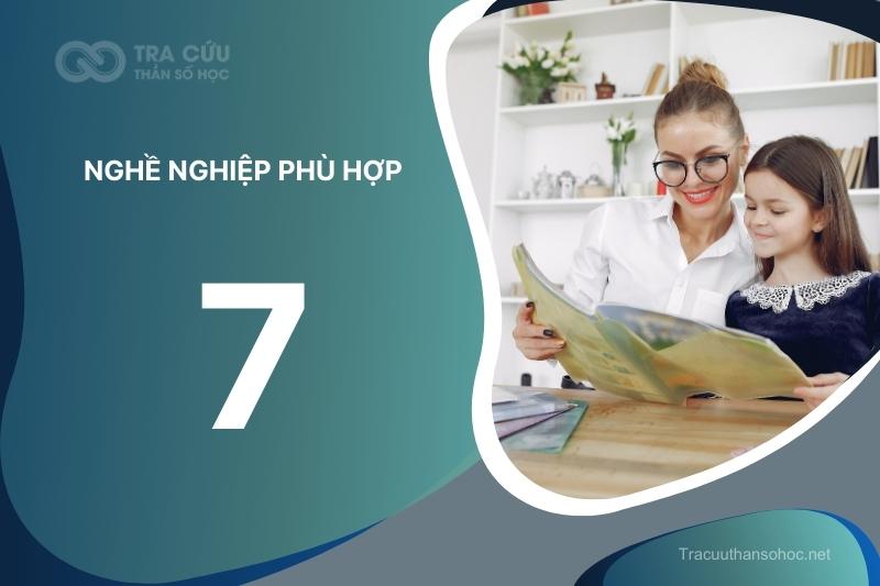 Công việc hợp với thần số học số 7