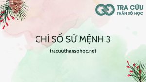 Chỉ số sứ mệnh 3