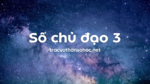 Số chủ đạo 3