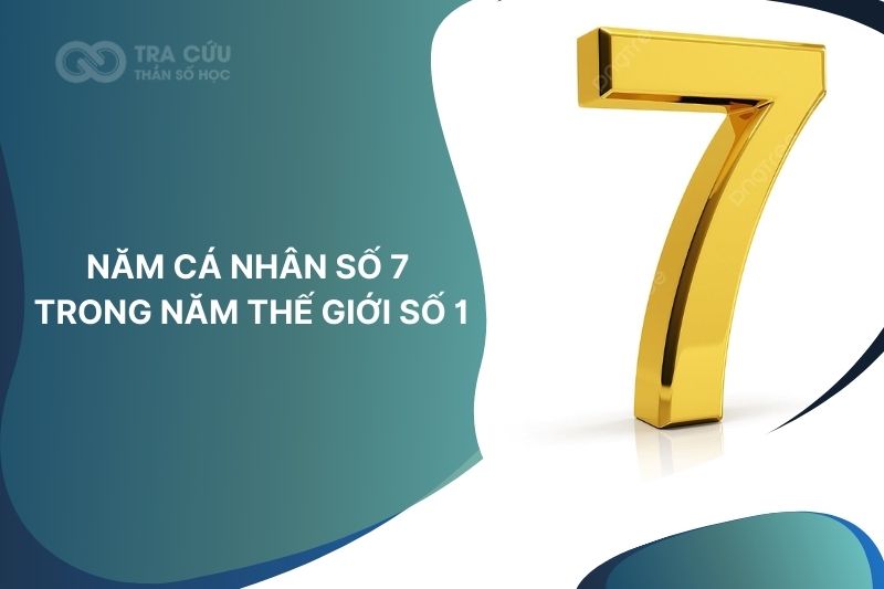 Năm cá nhân số 7 trong năm thế giới số 1: Thời điểm chiêm nghiệm, phát triển nội tâm