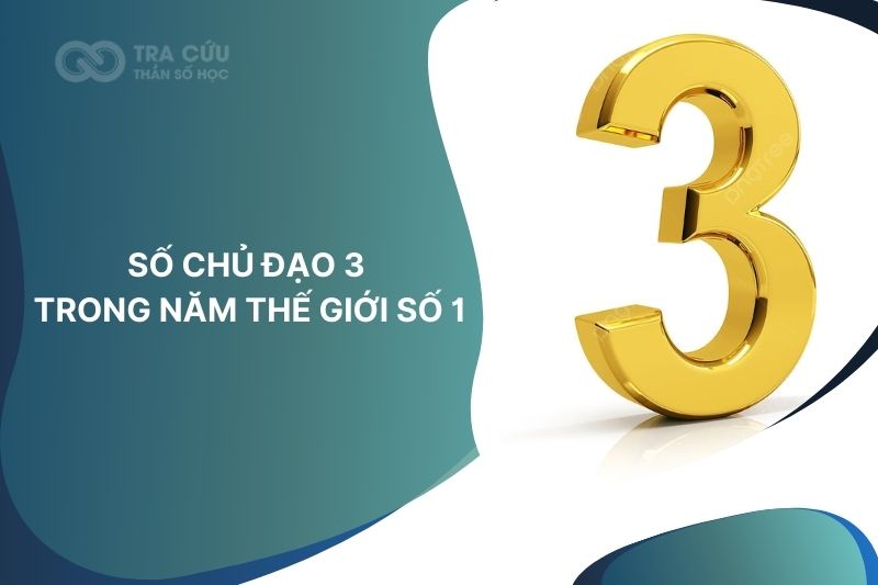 Số chủ đạo 3 trong năm thế giới số 1: Tự do thể hiện, phát triển bản thân